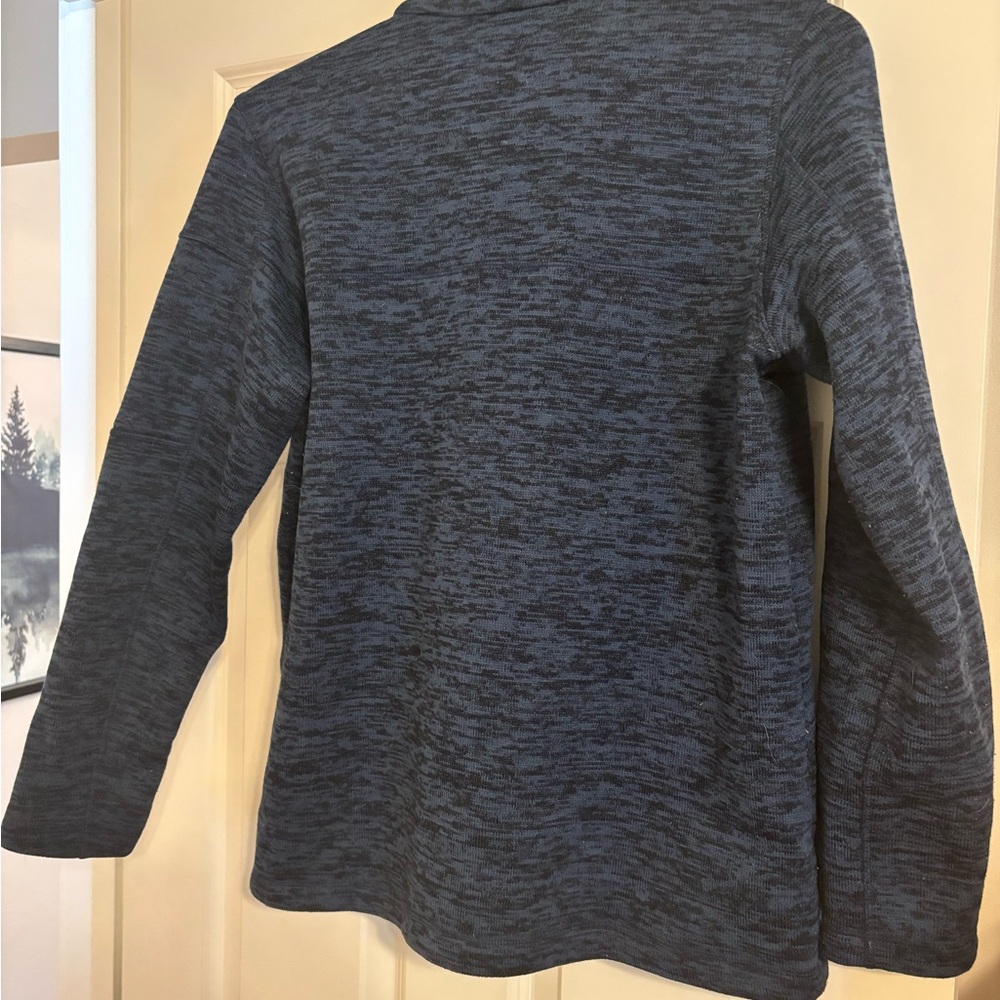 Land’s End Quarter-Zip Sweater, Women’s size L. Dark Blue. - Picture 5 of 5